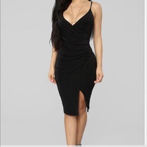 Fashion Nova Short Black Club Dress